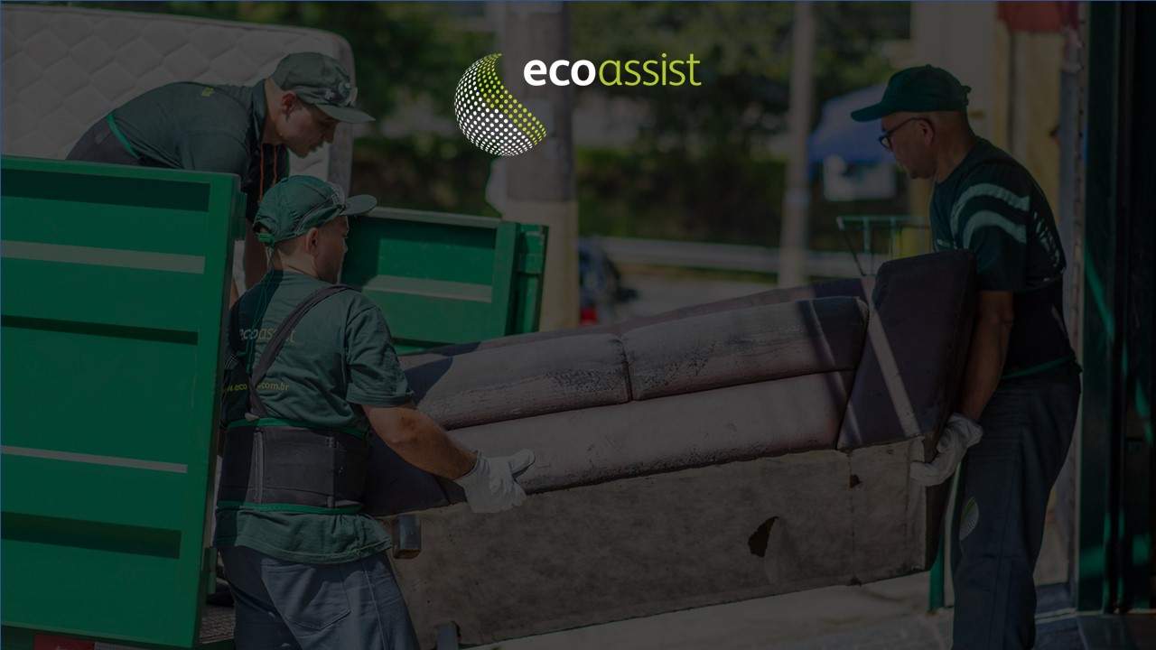 descarte de sofa usado e doação solidária de móveis em bom estado com ajuda da Ecoassist