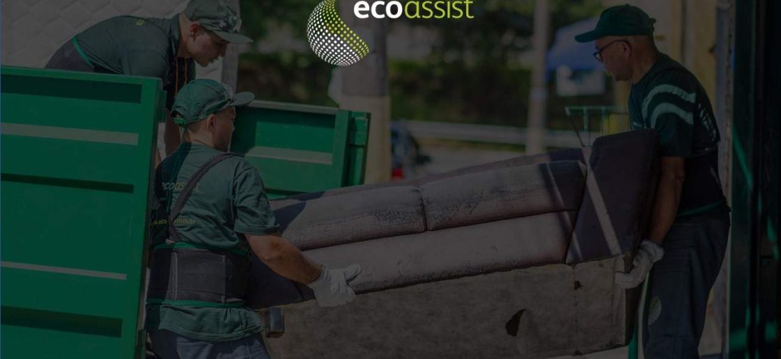 descarte de sofa usado e doação solidária de móveis em bom estado com ajuda da Ecoassist