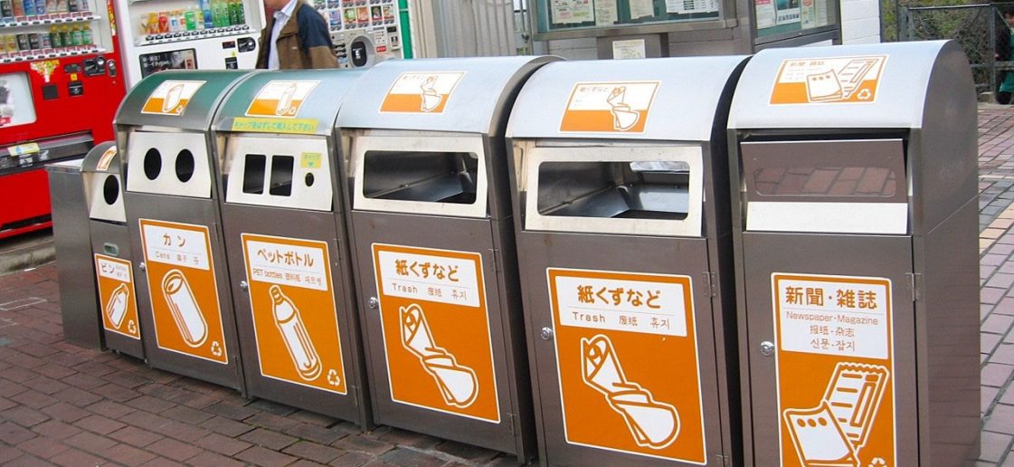 lixo no japão coleta seletiva