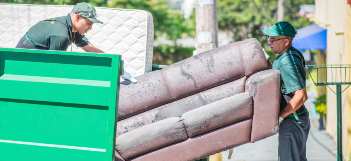 Destinação final de sofá